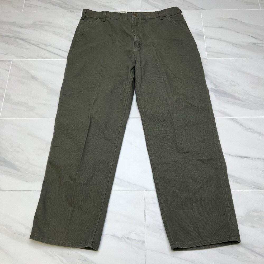Carhartt Men's Dungaree Washed Duck Work Pant B11MOS size 40x30